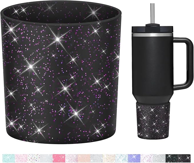 WUQID Glitter Higher Silicone Boot Compatible